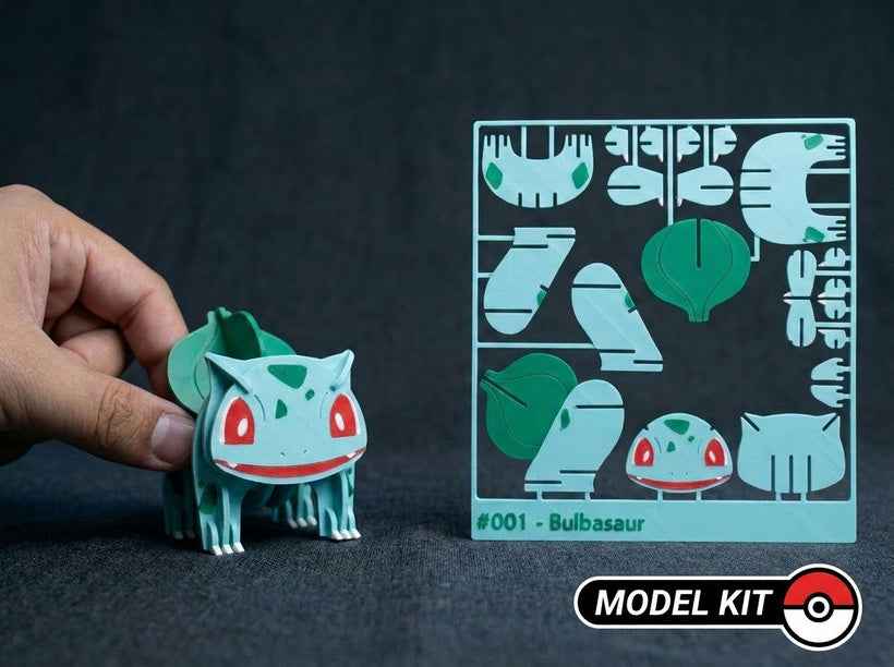Bulbasaur #001 · Pokémon Model Kit 3D