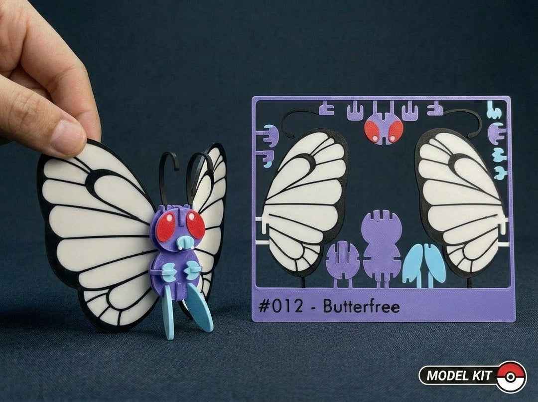 Butterfree #012 · Pokémon Model Kit 3D