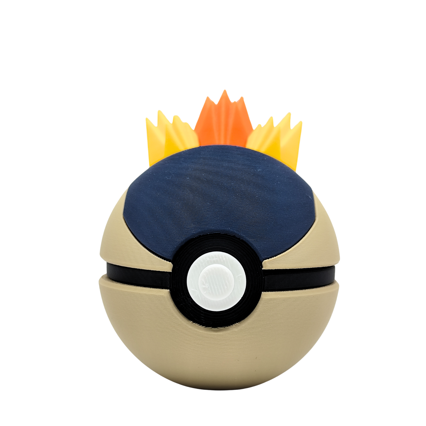 Pokéball de Cyndaquil | Figura Pokémon coleccionable #0155 - Theges3D