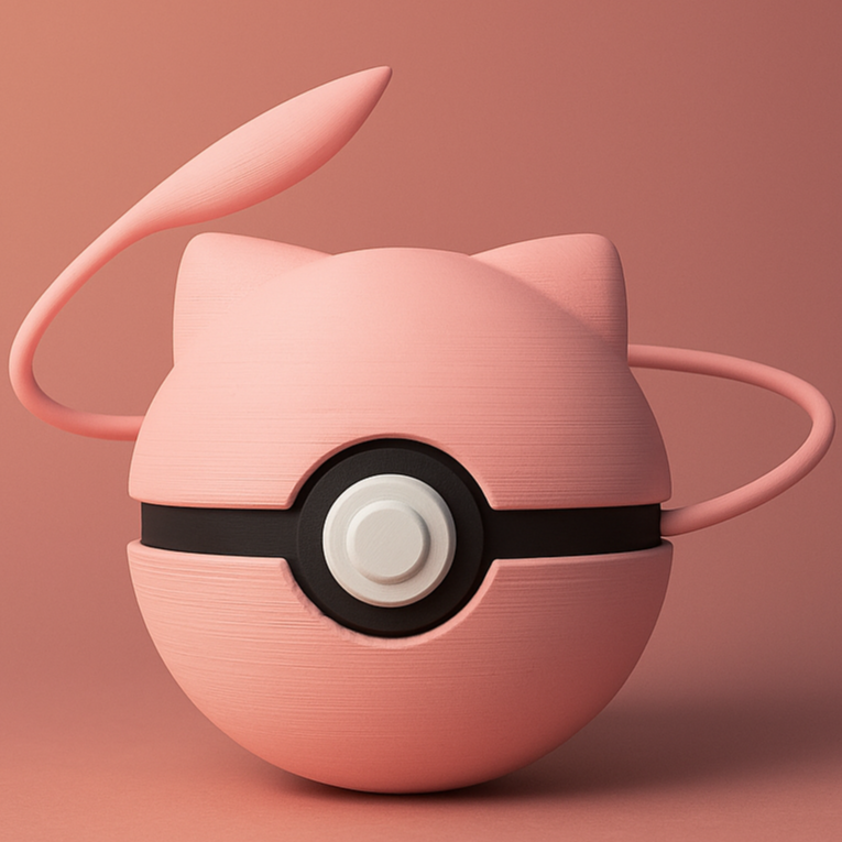 Pokéball de Mew 🔮 | Fan Art 3D by N3D