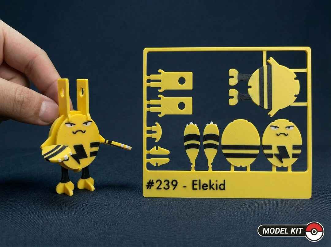 Elekid #239 · Pokémon Model Kit 3D