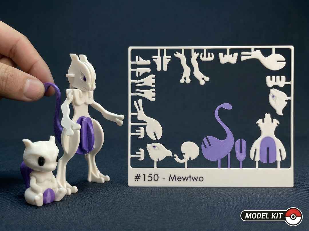 Mewtwo #150 · Pokémon Model Kit 3D