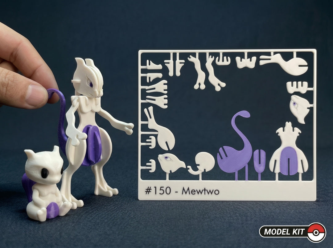 Mewtwo #150 · Pokémon Model Kit 3D