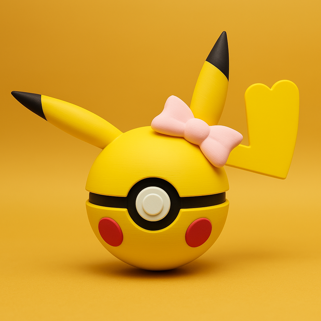 #0025 - Pikachu - Pokéball de Pikachu