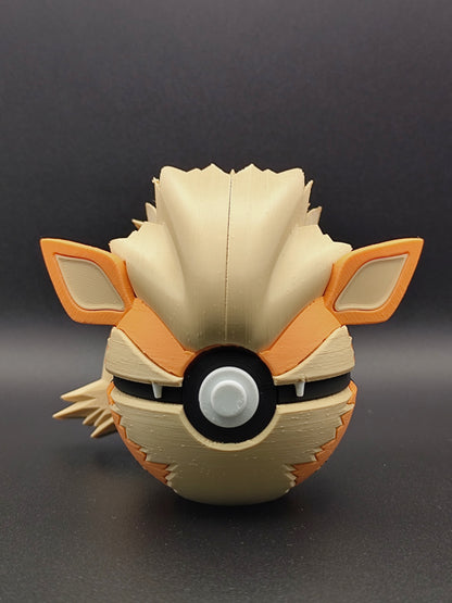 Pokéball de Arcanine 🔥 | Fan Art 3D majestuosa by N3D