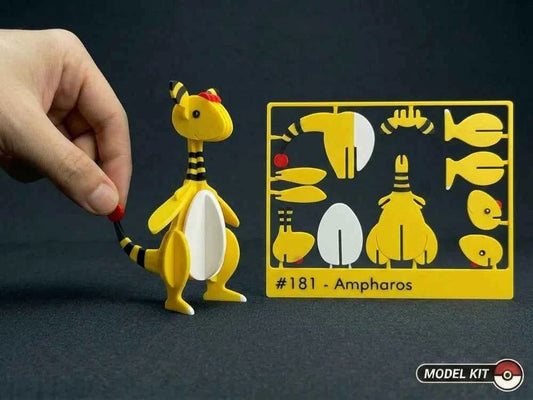 Ampharos #181 · Pokémon Model Kit 3D