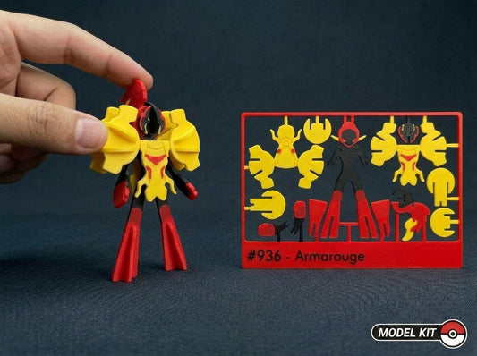Armarouge #936 · Pokémon Model Kit 3D