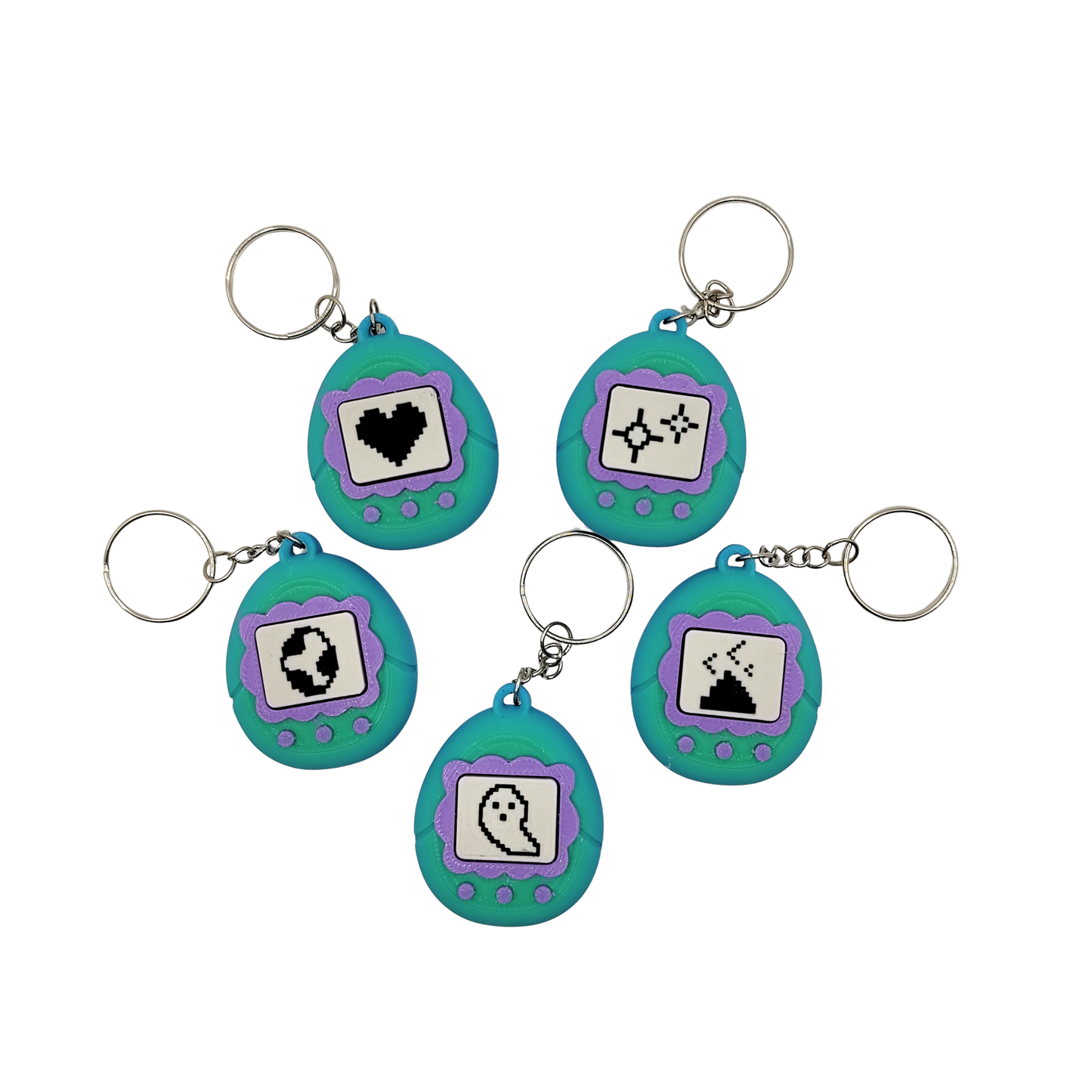 Llavero clicker de Tamagotchis