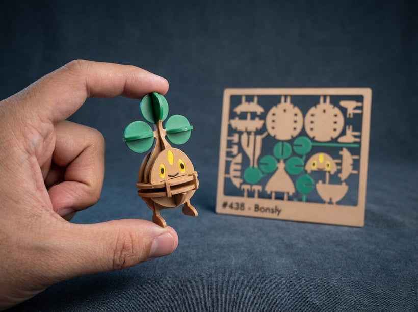 Bonsly #438 · Pokémon Model Kit 3D