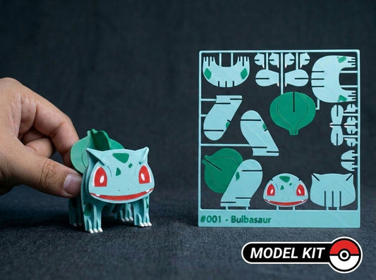 Bulbasaur #001 · Pokémon Model Kit 3D