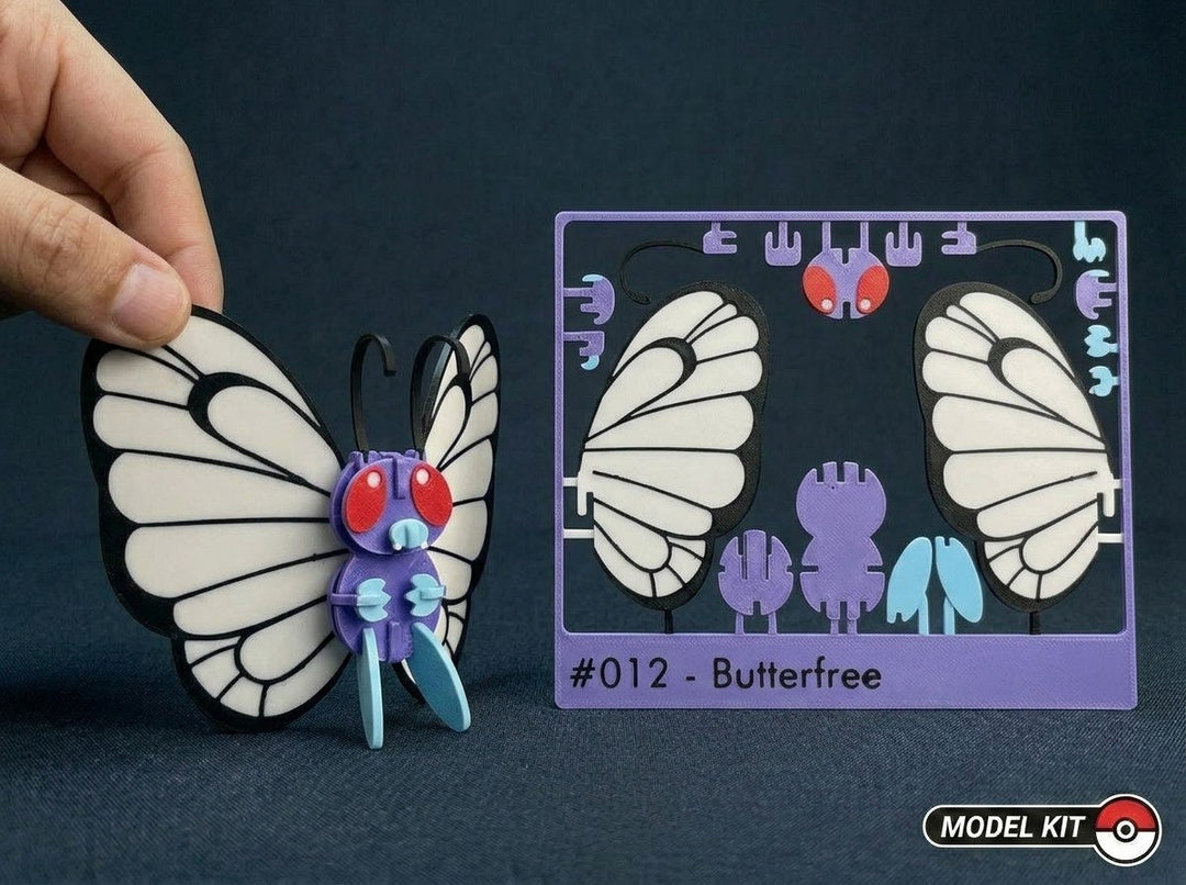 Butterfree #012 · Pokémon Model Kit 3D