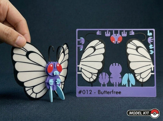 Butterfree #012 · Pokémon Model Kit 3D