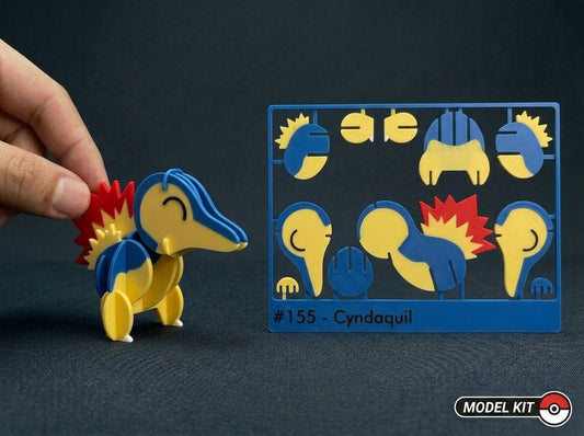 Cyndaquil #155 · Pokémon Model Kit 3D