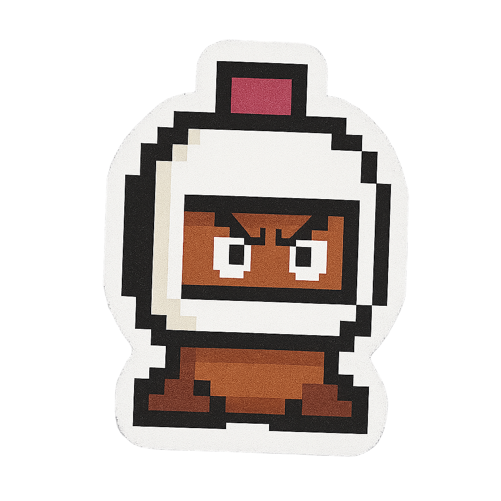 Pegatinas 8bits de personajes de videojuegos disfrazados