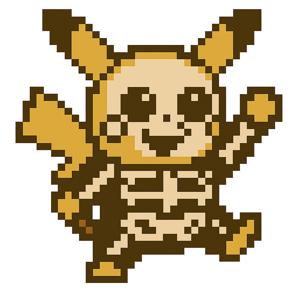 Pegatinas 8bits de personajes de videojuegos con disfraz de Halloween