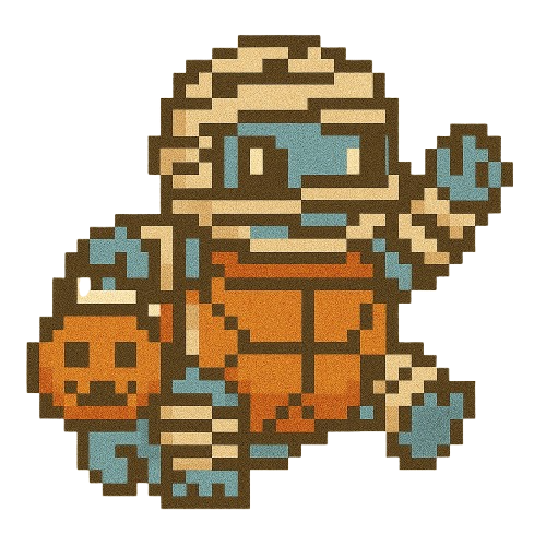 Pegatinas 8bits de personajes de videojuegos con disfraz de Halloween