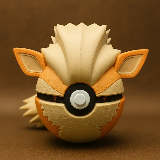 Pokéball de Arcanine 🔥 | Fan Art 3D majestuosa by N3D