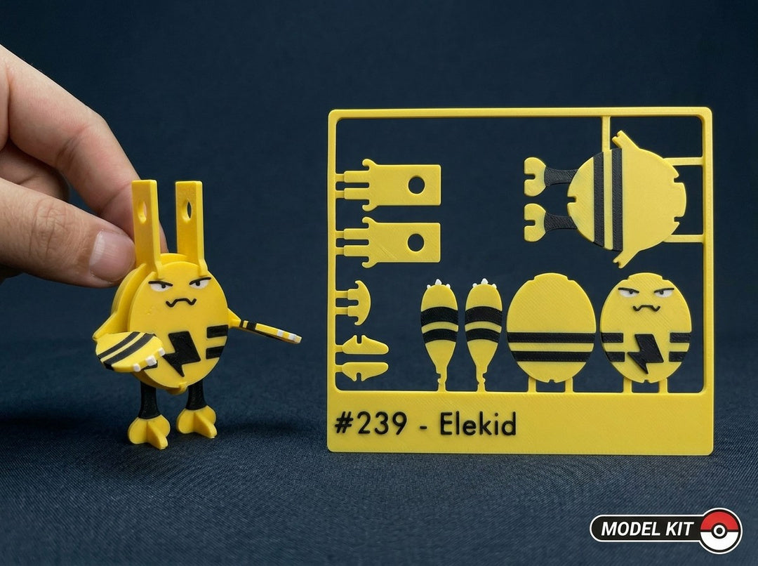 Elekid #239 · Pokémon Model Kit 3D