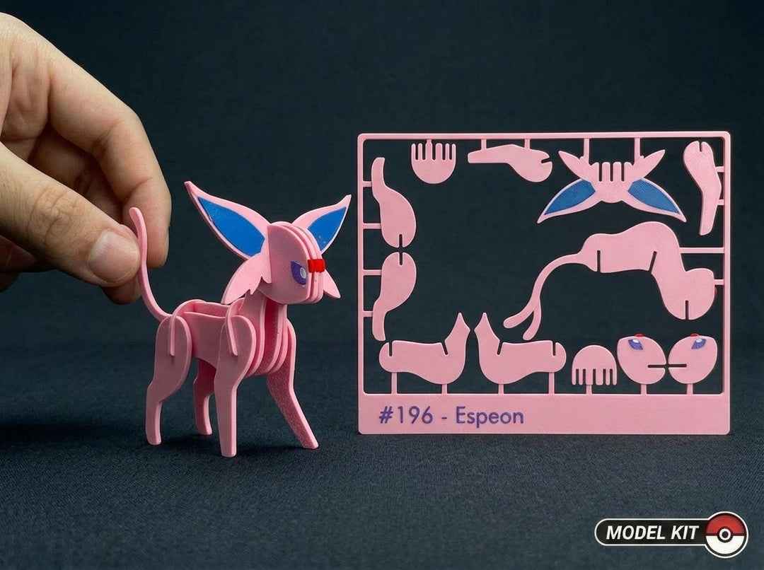 Espeon #196 · Pokémon Model Kit 3D