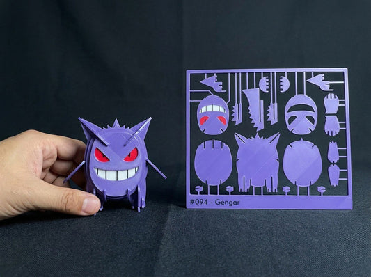 Gengar #094 · Pokémon Model Kit 3D