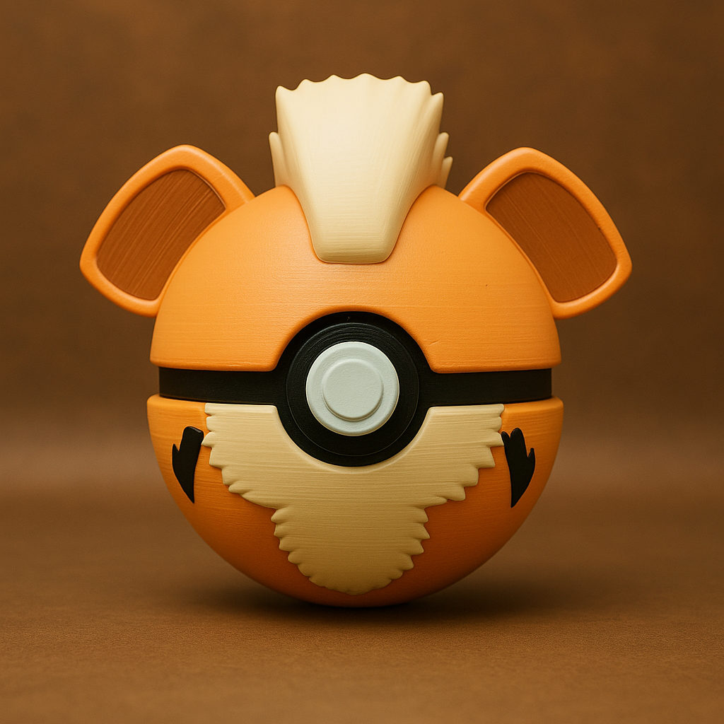 #0058 - Growlithe - Pokéball de Growlithe