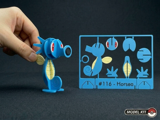 Horsea #116 · Pokémon Model Kit 3D