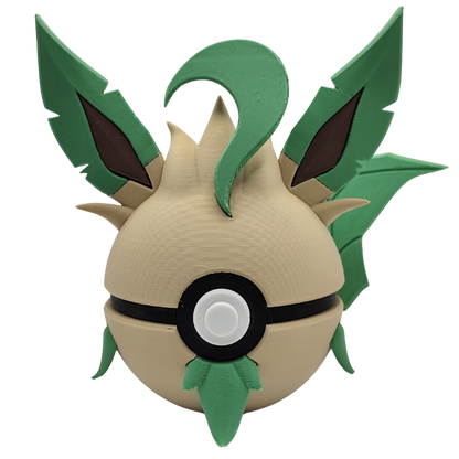 Pokéball de Leafeon | Figura Pokémon coleccionable #0470 - Theges3D
