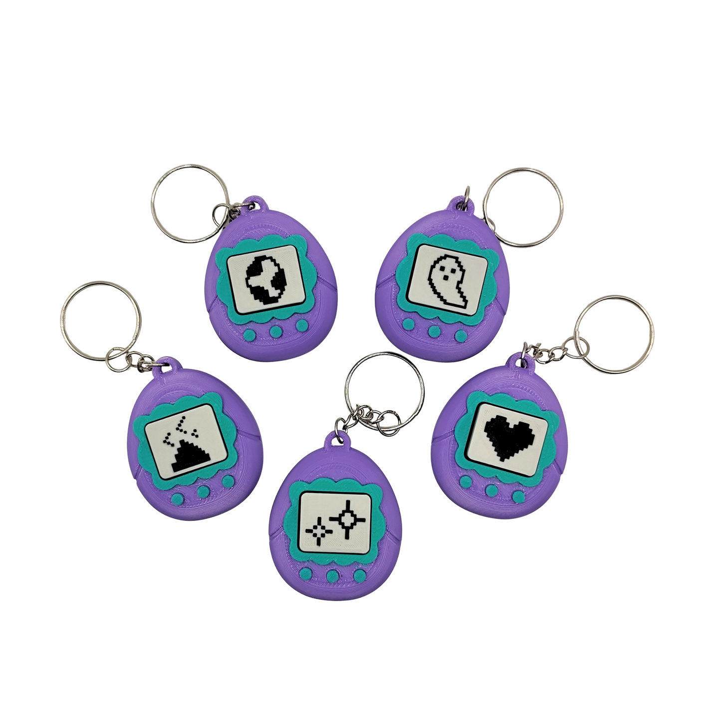 Llavero clicker de Tamagotchis