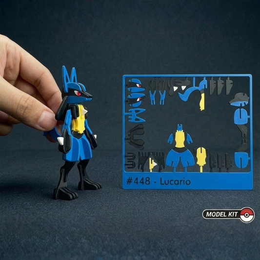 Lucario #448 · Pokémon Model Kit 3D