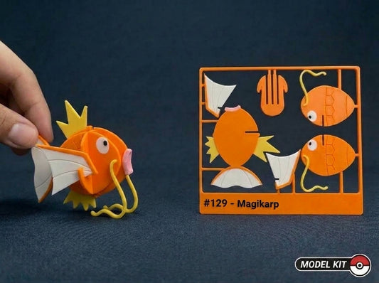Magikarp #129 · Pokémon Model Kit 3D