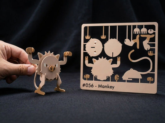 Mankey #056 · Pokémon Model Kit 3D
