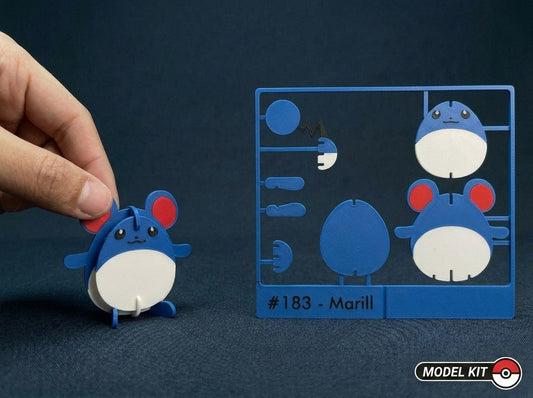 Marill #183 · Pokémon Model Kit 3D