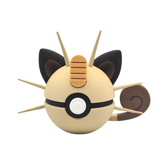 Pokéball de Meowth | Figura Pokémon coleccionable #0052 - Theges3D