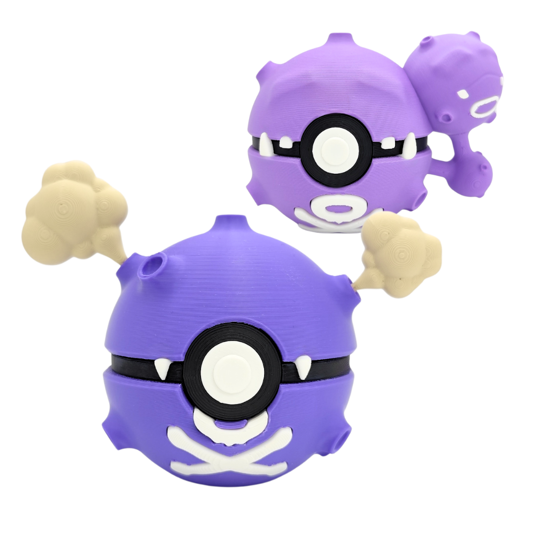 Pack Evoluciones Koffing | Pokéballs Pokémon impresas en 3D