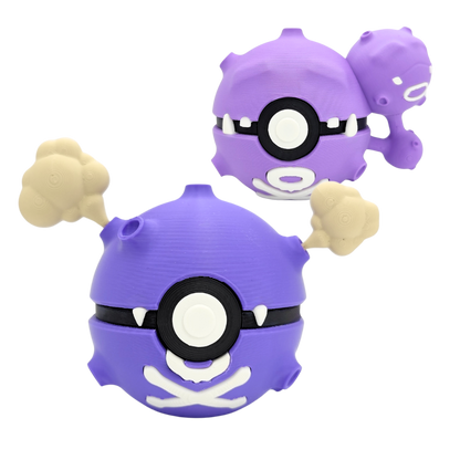 Pack Evoluciones Koffing | Pokéballs Pokémon impresas en 3D