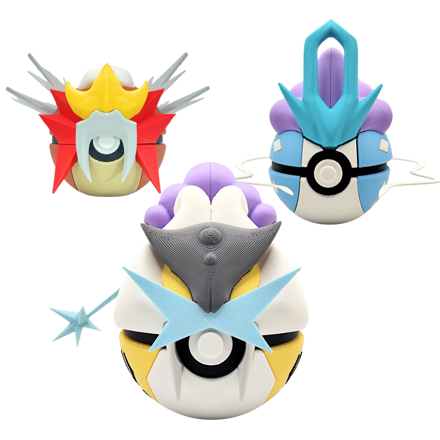 Pack Trío Legendario Johto - Raikou, Entei y Suicune