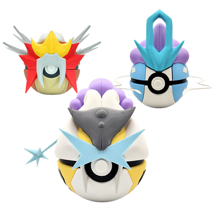 Pack Trío Legendario Johto - Raikou, Entei y Suicune