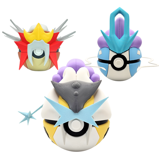 Pack Trío Legendario Johto - Raikou, Entei y Suicune