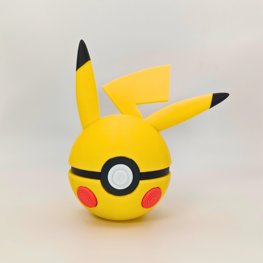Pokéball de Pikachu macho impresa en 3D por theges3D