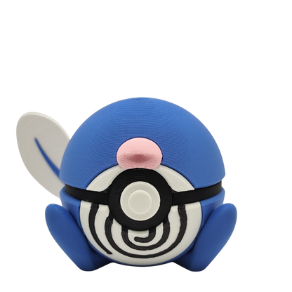 Pokéball de Poliwag | Figura Pokémon coleccionable #0060 - Theges3D