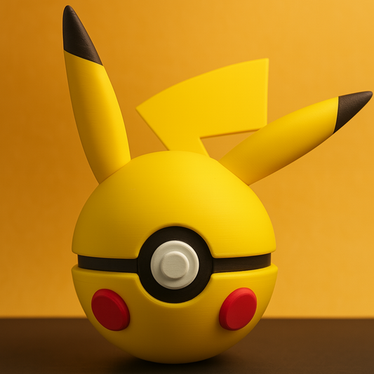 Pokéball personalizada de Pikachu ⚡ | Fan Art 3D by N3D