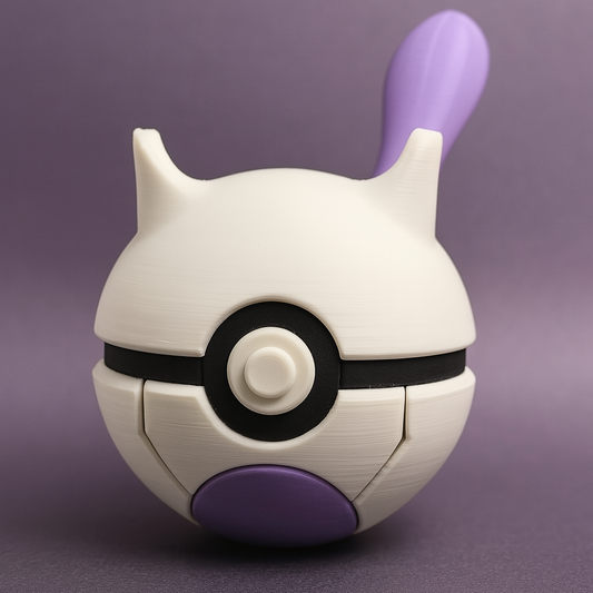 Pokéball de Mewtwo 🧠 | Fan Art 3D poderosa by N3D