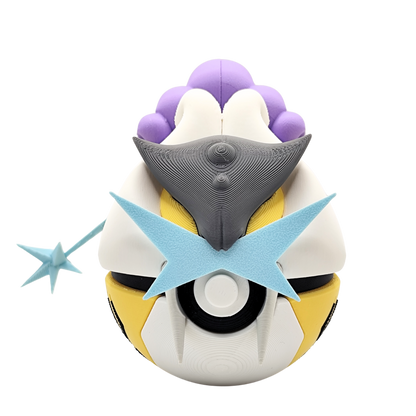 Pokéball de Raikou | Figura Pokémon coleccionable #0243 - Theges3D