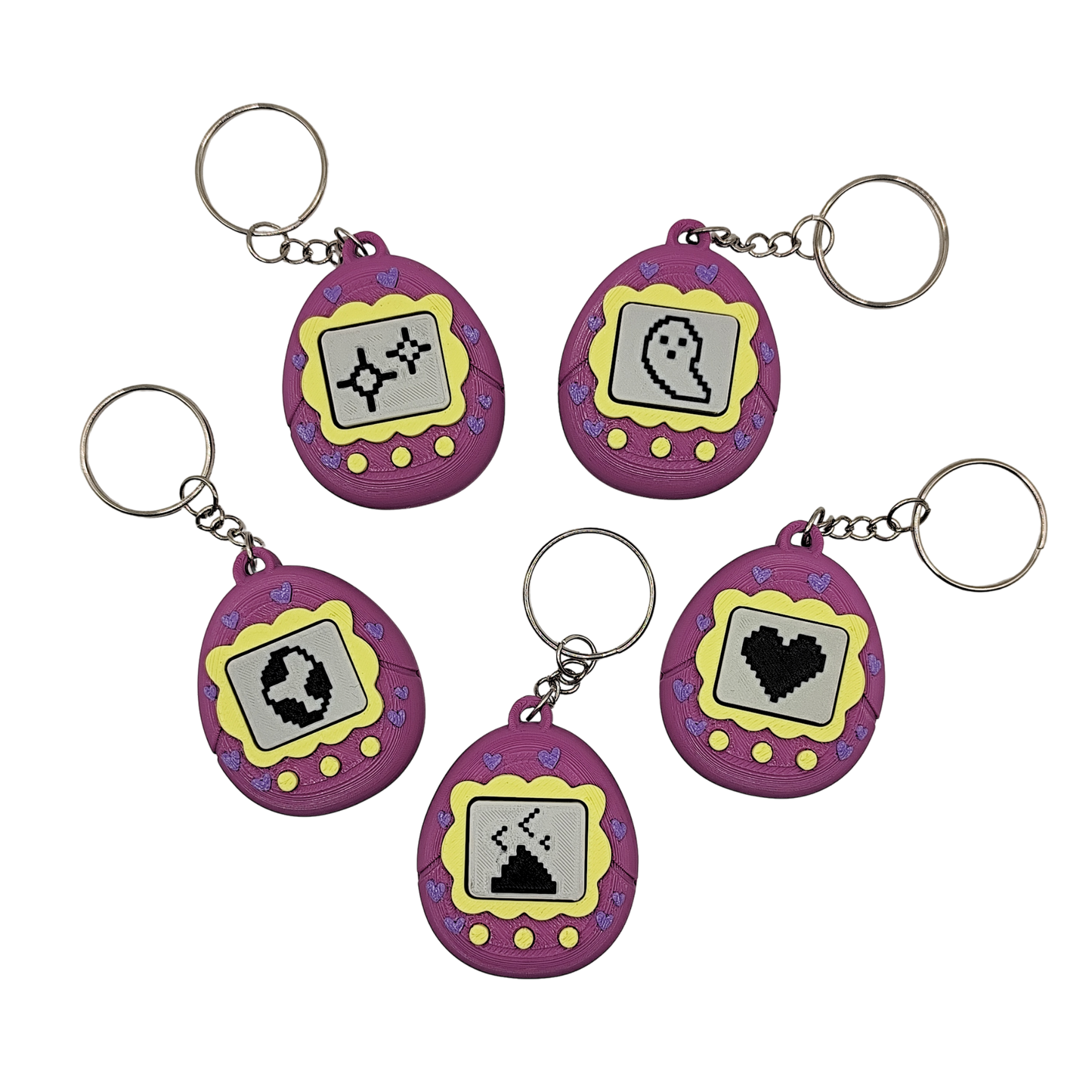 Llavero clicker de Tamagotchis