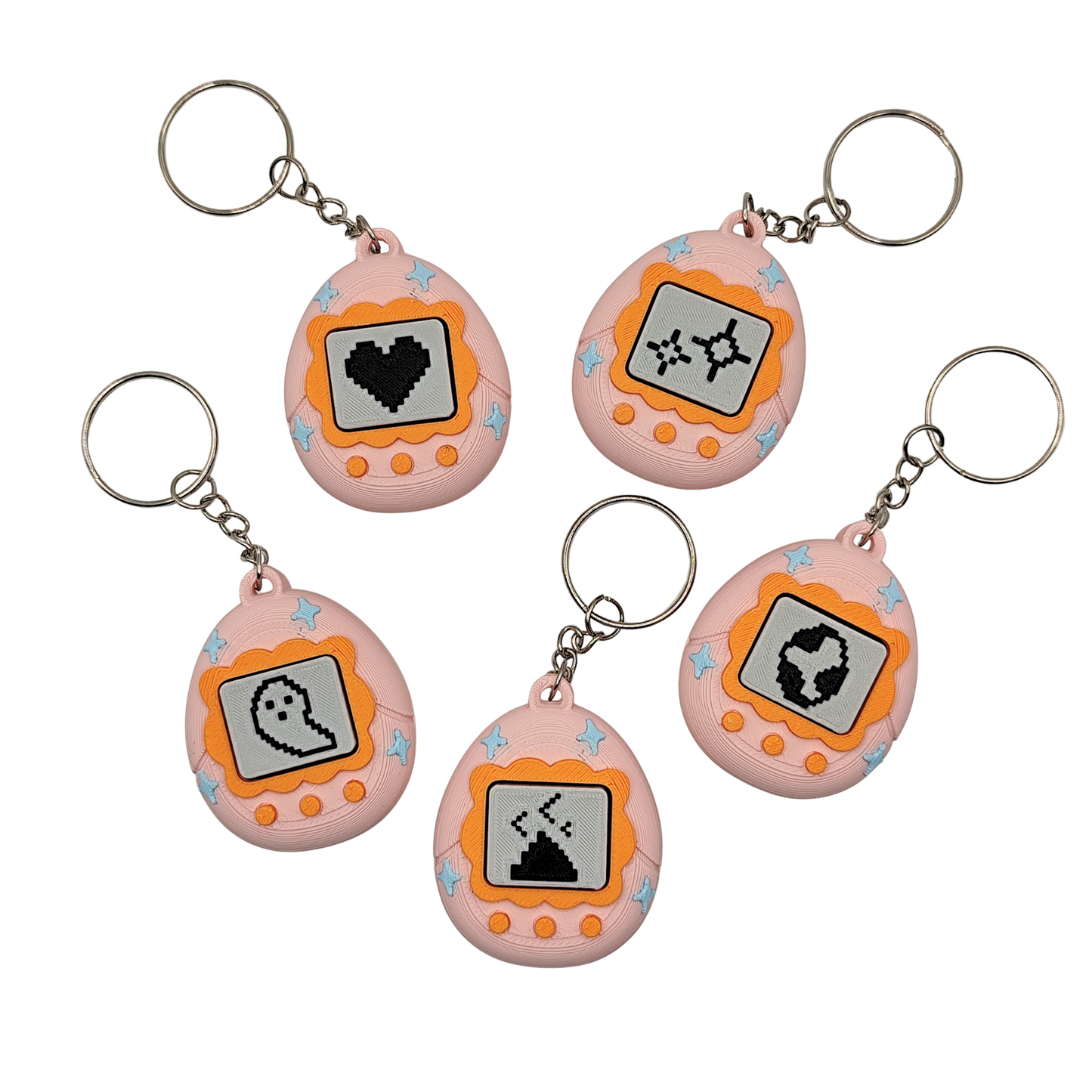 Llavero clicker de Tamagotchis