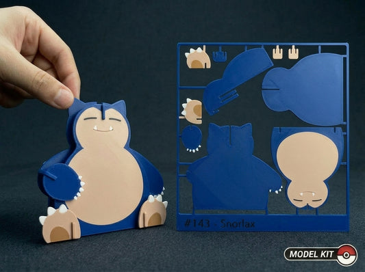 Snorlax #143 · Pokémon Model Kit 3D