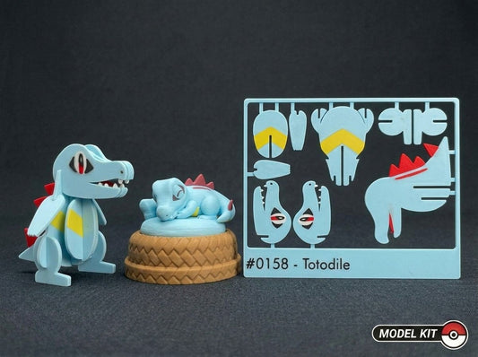 Totodile #158 · Pokémon Model Kit 3D