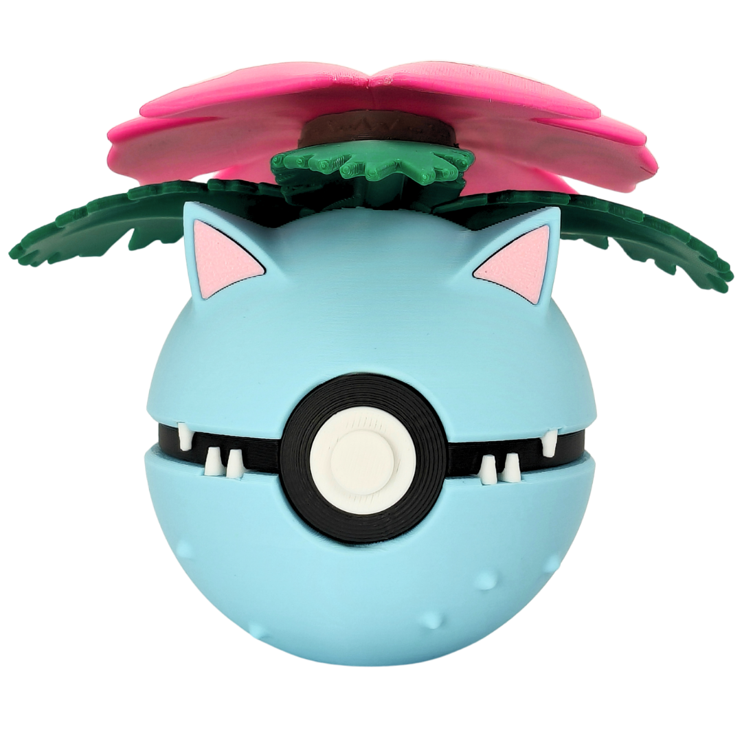Pokéball de Venusaur | Figura Pokémon coleccionable #0003