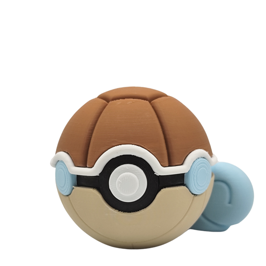 Pokéball de Squirtle | Figura Pokémon coleccionable #0007 - Theges3D