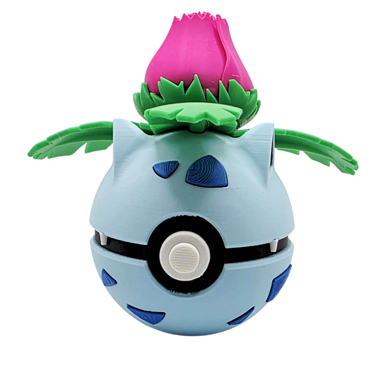 Pokéball de Ivysaur | Figura Pokémon coleccionable #0002 - Theges3D